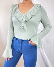 Load image into Gallery viewer, THE DAZED FLARE TOP ~ ALOE