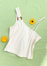 Load image into Gallery viewer, THE ASYM RING TANK ~ WHITE