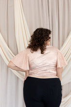 Load image into Gallery viewer, THE DISCO KNOT TOP ~ Rose Quartz