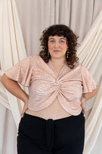 Load image into Gallery viewer, THE DISCO KNOT TOP ~ Rose Quartz