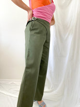 Load image into Gallery viewer, HEART BUCKLE PANTS ~ MOSS