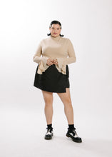 Load image into Gallery viewer, CHIFFON BELL SLEEVE TOP - SAND