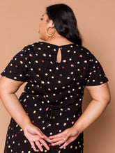 Load image into Gallery viewer, THE EVERYDAY RUCHED DRESS - Delia Dot