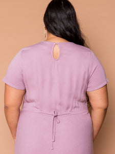 THE EVERYDAY RUCHED DRESS - Orchid