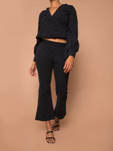 Load image into Gallery viewer, THE KICK FLARE SWEAT PANT ~ Black