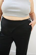 Load image into Gallery viewer, HEART BUCKLE PANTS ~ BLACK