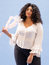 Load image into Gallery viewer, THE RUFFLE SLEEVE TOP ~ VALENTINE
