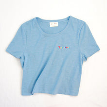 Load image into Gallery viewer, LOVEFOOL BOXY TEE ~ LAKE BLUE