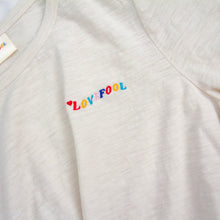 Load image into Gallery viewer, LOVEFOOL BOXY TEE ~ OAT