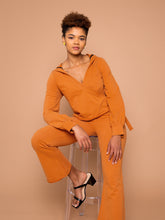 Load image into Gallery viewer, THE KICK FLARE SWEAT PANT ~ Pecan