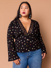 Load image into Gallery viewer, THE LOVERS LACE TOP ~ Delia Dot