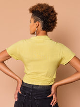 Load image into Gallery viewer, THE BOWLER WRAP TOP ~ Pear