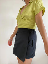 Load image into Gallery viewer, THE CARGO WRAP SKORT ~ Black