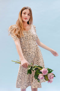 THE DOUBLE LACEUP DRESS ~ PURR