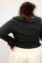 Load image into Gallery viewer, THE DAZED FLARE TOP ~ BLACK