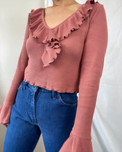 Load image into Gallery viewer, THE DAZED FLARE TOP ~ TERRACOTTA